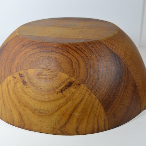 Georg Jensen Henning Koppel Vintage Danish Modern Mid Century Teak Salad Bowl - Picture 4 of 13